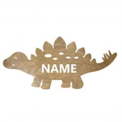 Dinozaur Twoje Imie Dekoracja Drewniana Ścienna Dla Niej lub Dla Niego na Prezent 109 Kolorów do Wyboru