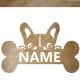 Pies Twoje Imię Dekoracja Drewniana Dla Niej lub Dla Niego na Prezent 109 Kolorów do Wyboru