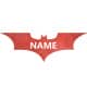 Batman Twoje Imię Dekoracja Drewniana Dla Niej lub Dla Niego na Prezent 109 Kolorów do Wyboru