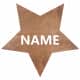 Gwiazda Twoje Imię Dekoracja Drewniana Dla Niej lub Dla Niego na Prezent 109 Kolorów do Wyboru