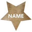Gwiazda Twoje Imię Dekoracja Drewniana Ścienna Dla Niej lub Dla Niego na Prezent 109 Kolorów do Wyboru