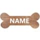 Pies Kość Twoje Imię Dekoracja Drewniana Dla Niej lub Dla Niego na Prezent 109 Kolorów do Wyboru