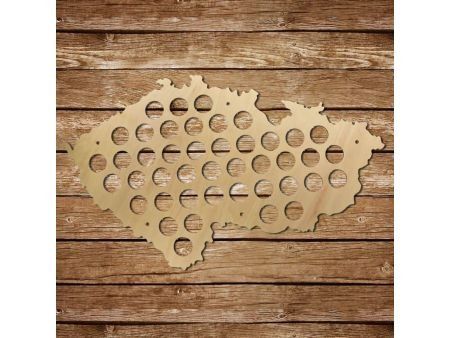 Czechy Mapa Piwo Na Kapsle Tablica Piwa Piwna 3 Kolory Do Wyboru Na Prezent Dla Niego M0001 50x30 cm