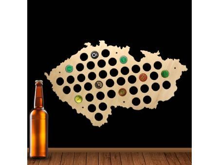 Czechy Mapa Piwo Na Kapsle Tablica Piwa Piwna 109 Kolorów Do Wyboru Na Prezent Dla Niego
