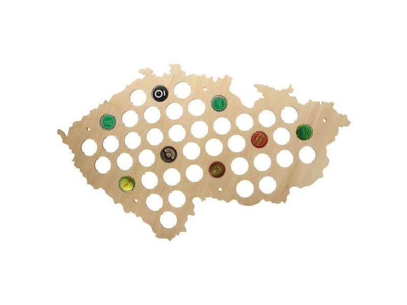 Czechy Mapa Piwo Na Kapsle Tablica Piwa Piwna 3 Kolory Do Wyboru Na Prezent Dla Niego M0001 50x30 cm
