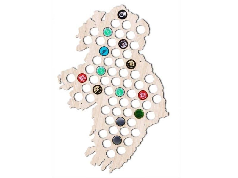 Irlandia Mapa Piwo Na Kapsle Tablica Piwa Piwna 109 Kolorów Do Wyboru Na Prezent Dla Niego