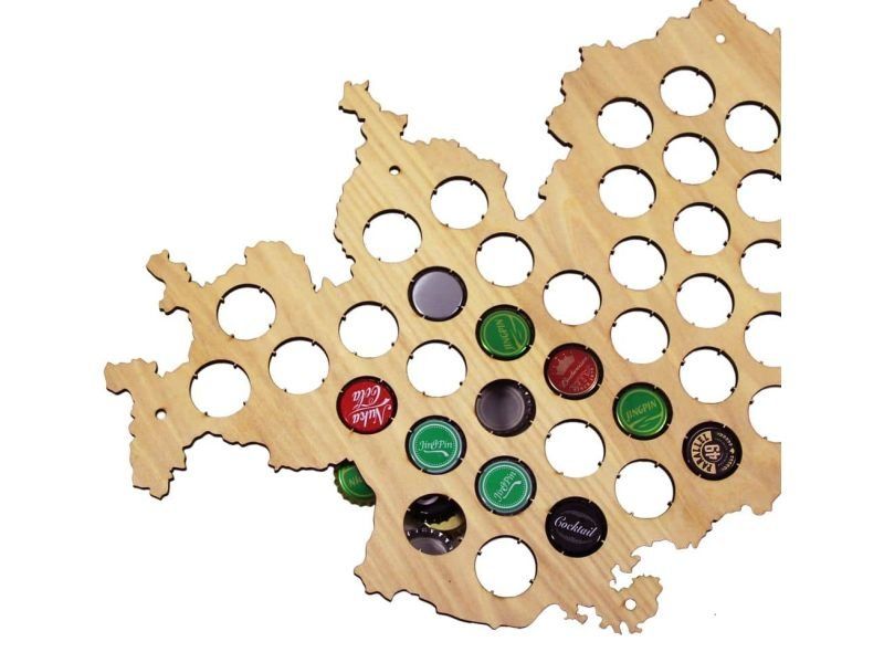 Szwajcaria Mapa Piwo Na Kapsle Tablica Piwa Piwna 3 Kolory Do Wyboru Na Prezent Dla Niego M0005 50x30cm