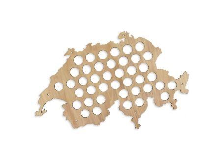 Szwajcaria Mapa Piwo Na Kapsle Tablica Piwa Piwna 3 Kolory Do Wyboru Na Prezent Dla Niego M0005 50x30cm