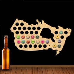 Kanada Mapa Piwo Na Kapsle Tablica Piwa Piwna 109 Kolorów Do Wyboru Na Prezent Dla Niego