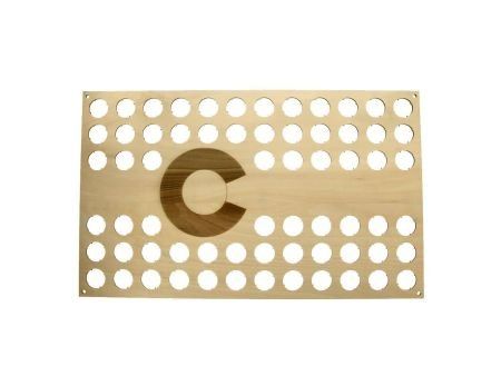 Colorado Mapa Piwo Na Kapsle Tablica Piwa Piwna 3 Kolory Do Wyboru Na Prezent Dla Niego M0008 50x30 cm