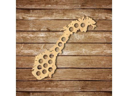 Norwegia Mapa Piwo Na Kapsle Tablica Piwa Piwna 3 Kolory Do Wyboru Na Prezent Dla Niego M0011 50x30 cm
