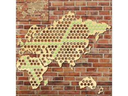 Glob Mapa Świata Piwo Na Kapsle Tablica Piwa Piwna 3 Kolory Do Wyboru Na Prezent Dla Niego M0012 2.5 x 3 m