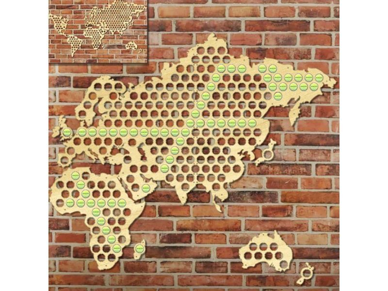 Glob Mapa Świata Piwo Na Kapsle Tablica Piwa Piwna 3 Kolory Do Wyboru Na Prezent Dla Niego M0012 2.5 x 3 m