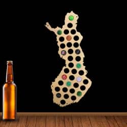 Finlandia Mapa Piwo Na Kapsle Tablica Piwa Piwna 109 Kolorów Do Wyboru Na Prezent Dla Niego