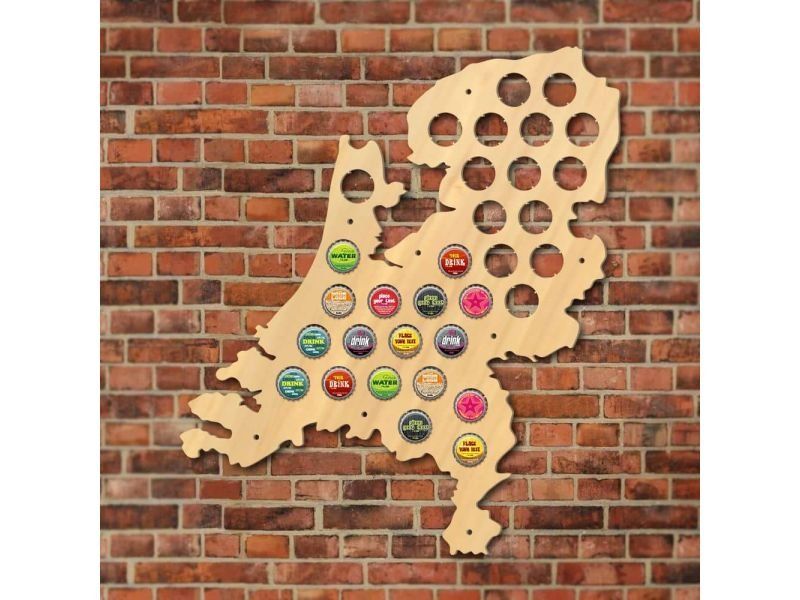 Holandia Mapa Piwo Na Kapsle Tablica Piwa Piwna 109 Kolorów Do Wyboru Na Prezent Dla Niego