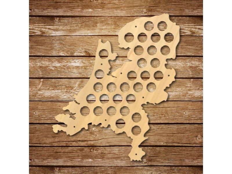 Holandia Mapa Piwo Na Kapsle Tablica Piwa Piwna 3 Kolorów Do Wyboru Na Prezent Dla Niego M0015 50x30 cm