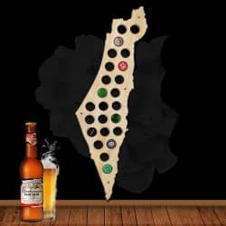 Izrael Mapa Piwo Na Kapsle Tablica Piwa Piwna 109 Kolorów Do Wyboru Na Prezent Dla Niego