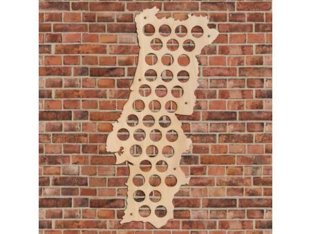 Portugalia Mapa Piwo Na Kapsle Tablica Piwa Piwna 3 Kolorów Do Wyboru Na Prezent Dla Niego M0023 50x30 cm