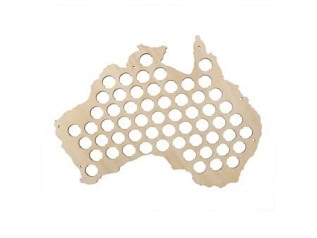 Australia Mapa Piwo Na Kapsle Tablica Piwa Piwna 3 Kolory Do Wyboru Na Prezent Dla Niego M0024 50x30 cm