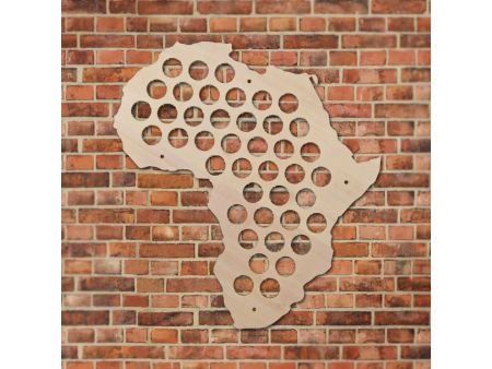 Afryka Mapa Piwo Na Kapsle Tablica Piwa Piwna 3 Kolory Do Wyboru Na Prezent Dla Niego M0029 50x30 cm