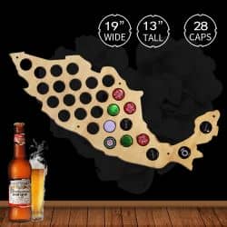 Meksyk Mapa Piwo Na Kapsle Tablica Piwa Piwna 109 Kolorów Do Wyboru Na Prezent Dla Niego