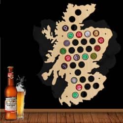 Szkocja Mapa Piwo Na Kapsle Tablica Piwa Piwna 109 Kolorów Do Wyboru Na Prezent Dla Niego