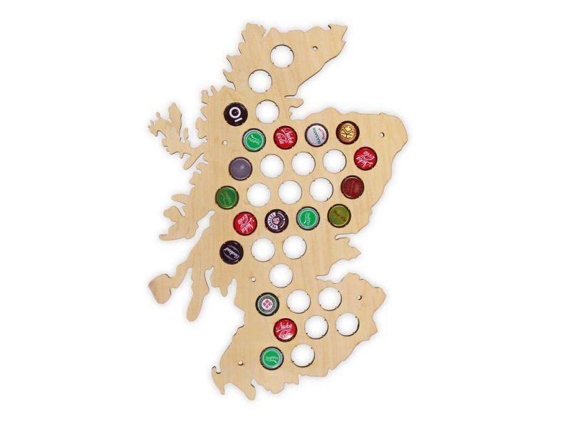 Szkocja Mapa Piwo Na Kapsle Tablica Piwa Piwna 3 Kolory Do Wyboru Na Prezent Dla Niego M0033 50x30 cm