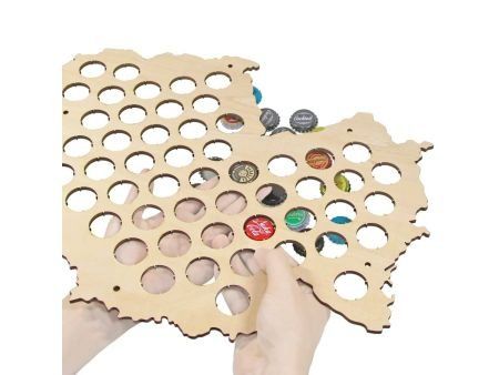 Niemcy Mapa Piwo Na Kapsle Tablica Piwa Piwna 3 Kolory Do Wyboru Na Prezent Dla Niego M0037 50x30 cm