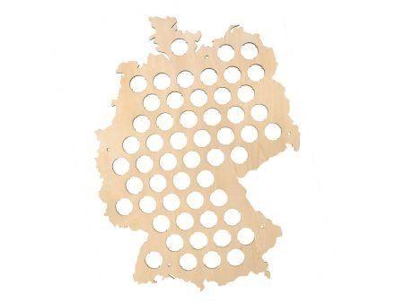 Niemcy Mapa Piwo Na Kapsle Tablica Piwa Piwna 3 Kolory Do Wyboru Na Prezent Dla Niego M0037 50x30 cm