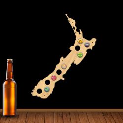 Nowa Zelandia Mapa Piwo Na Kapsle Tablica Piwa Piwna 109 Kolorów Do Wyboru Na Prezent Dla Niego
