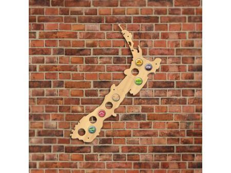 Nowa Zelandia Mapa Piwo Na Kapsle Tablica Piwa Piwna 3 Kolory Do Wyboru Na Prezent Dla Niego M0038 50x30 cm