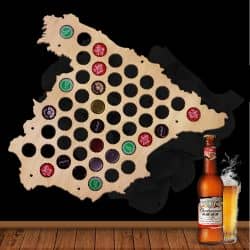 Hiszpania Mapa Piwo Na Kapsle Tablica Piwa Piwna 109 Kolorów Do Wyboru Na Prezent Dla Niego