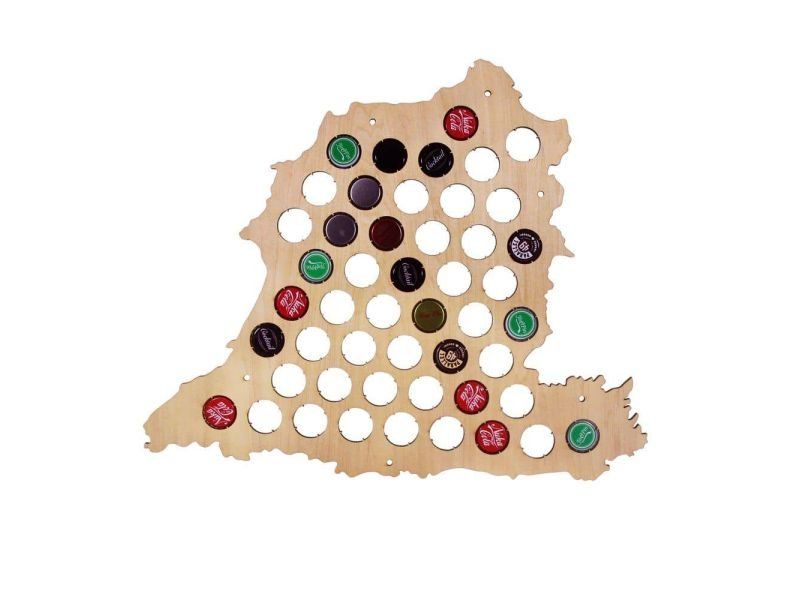 Hiszpania Mapa Piwo Na Kapsle Tablica Piwa Piwna 3 Kolory Do Wyboru Na Prezent Dla Niego M0039 50x30 cm