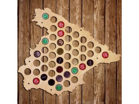 Hiszpania Mapa Piwo Na Kapsle Tablica Piwa Piwna 3 Kolory Do Wyboru Na Prezent Dla Niego M0039 50x30 cm