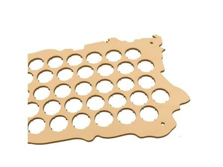 Puerto Rico Mapa Piwo Na Kapsle Tablica Piwa Piwna 3 Kolory Do Wyboru Na Prezent Dla Niego M0040 50x30 cm