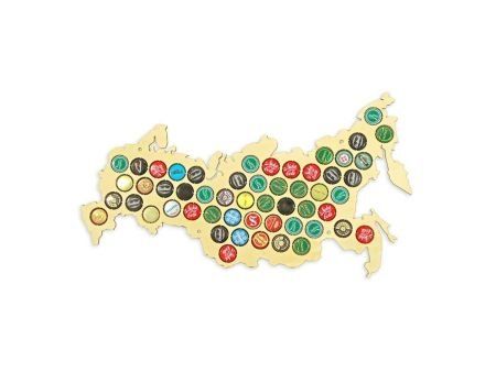 Rosja Mapa Piwo Na Kapsle Tablica Piwa Piwna 3 Kolory Do Wyboru Na Prezent Dla Niego M0041 50x30 cm