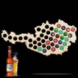 Austria Mapa Piwo Na Kapsle Tablica Piwa Piwna 109 Kolorów Do Wyboru Na Prezent Dla Niego