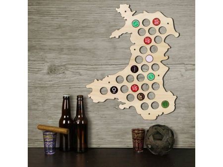 Walia Mapa Piwo Na Kapsle Tablica Piwa Piwna 3 Kolory Do Wyboru Na Prezent Dla Niego M0044 50x30 cm