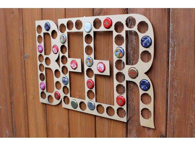 Beer Napis Piwo Na Kapsle Tablica Piwa Piwna 3 Kolory Do Wyboru Na Prezent Dla Niego M0058 50x30 cm