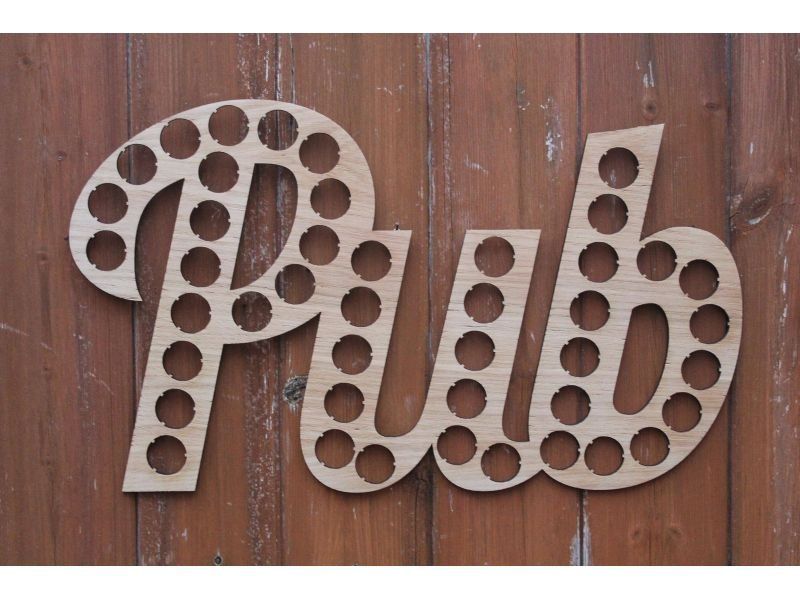 Pub Napis Piwo Na Kapsle Tablica Piwa Piwna 3 Kolory Do Wyboru Na Prezent Dla Niego M0059 50x30 cm