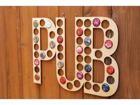 Pub Napis Piwo Na Kapsle Tablica Piwa Piwna 3 Kolory Do Wyboru Na Prezent Dla Niego M0060 50x30 cm