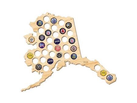 45x40 Alaska Stany USA Mapa