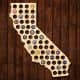 Kalifornia Stany USA Mapa Piwo Na Kapsle Tablica Piwa Piwna 109 Kolorów Do Wyboru Na Prezent Dla Niego
