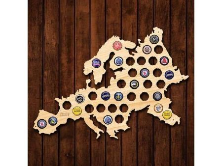 Europa Piwo Na Kapsle Tablica Piwa Piwna 3 Kolory Do Wyboru Na Prezent Dla Niego M0096 50x35 cm