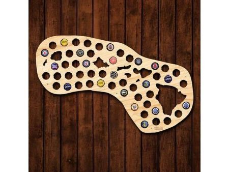 Hawaje Stany USA Mapa Piwo Na Kapsle Tablica Piwa Piwna 3 Kolory Do Wyboru Na Prezent Dla Niego M0103 50x30 cm