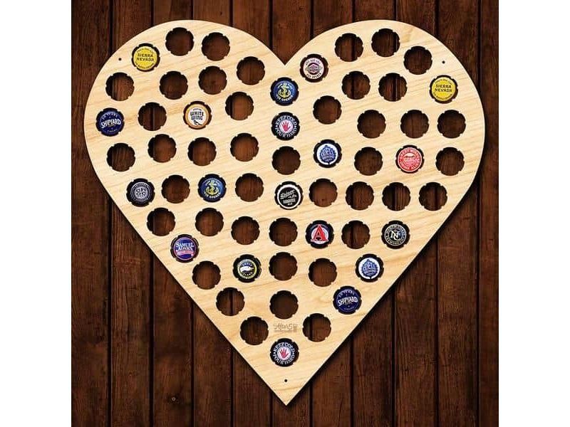 Serce Piwo Na Kapsle Tablica Piwa Piwna 3 Kolory Do Wyboru Na Prezent Dla Niego M0104 40x40 cm