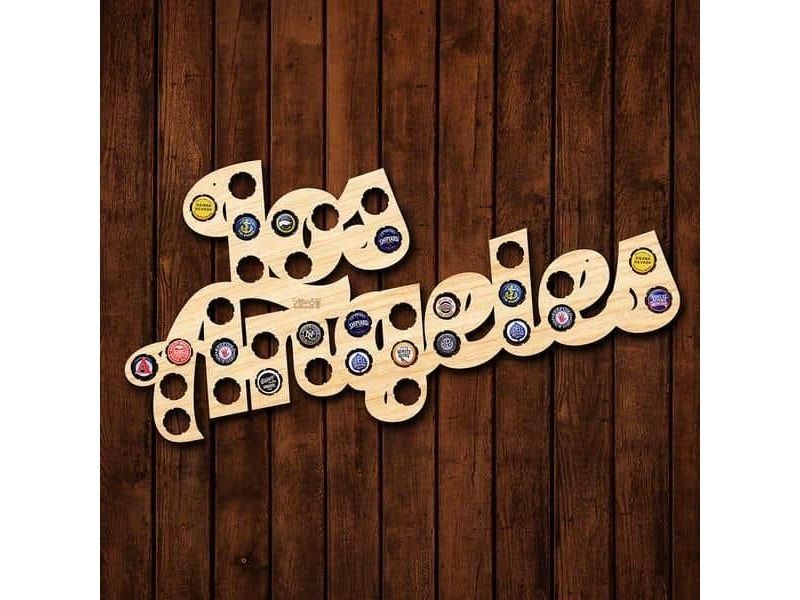 Los Angeles Piwo Na Kapsle Tablica Piwa Piwna 3 Kolory Do Wyboru Na Prezent Dla Niego M0110 50x30 cm