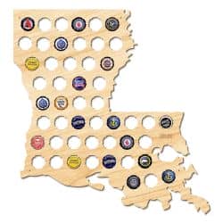 Louisiana Stany USA Mapa Piwo Na Kapsle Tablica Piwa Piwna 109 Kolorów Do Wyboru Na Prezent Dla Niego