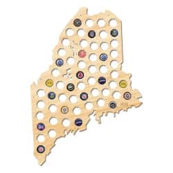 Maine Stany USA Mapa Piwo Na Kapsle Tablica Piwa Piwna 109 Kolorów Do Wyboru Na Prezent Dla Niego