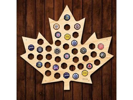 Liść Klonowy Piwo Na Kapsle Tablica Piwa Piwna 3 Kolory Do Wyboru Na Prezent Dla Niego M0114 45x40 cm